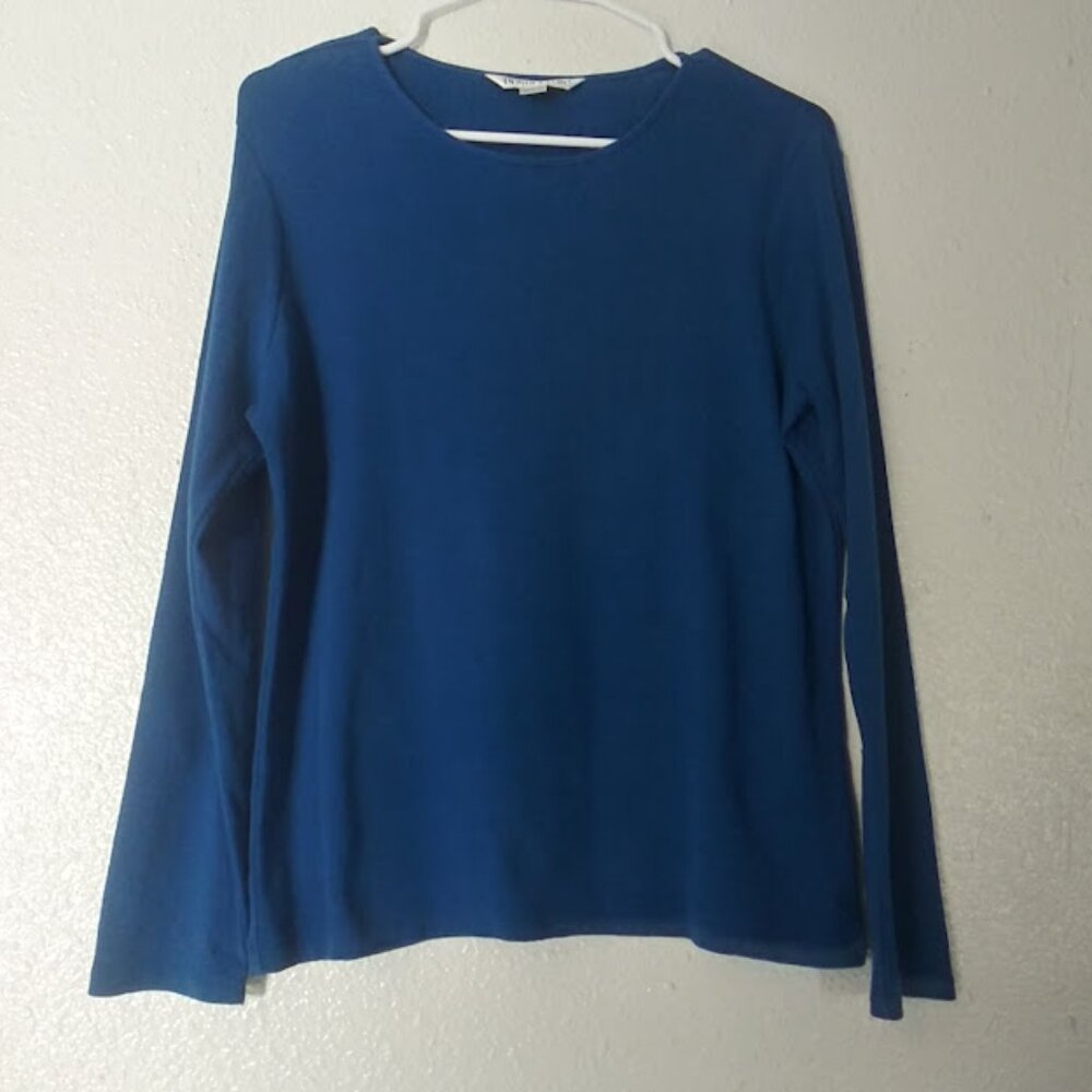 Pendleton women's size L navy blue blouse